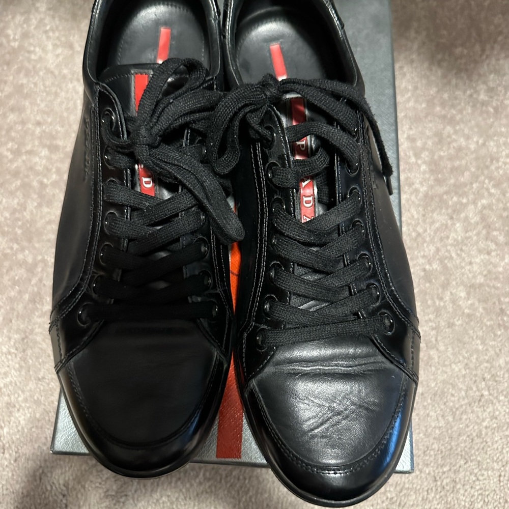 Men’s black Prada sneakers